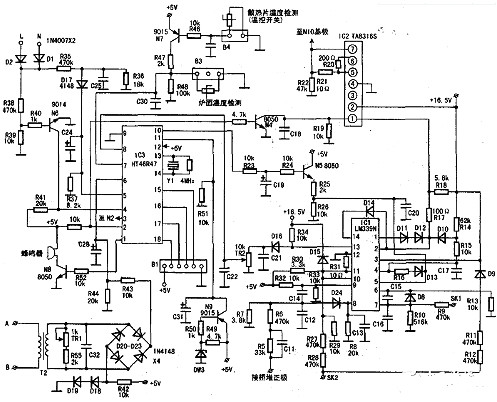 220v感應加熱電路