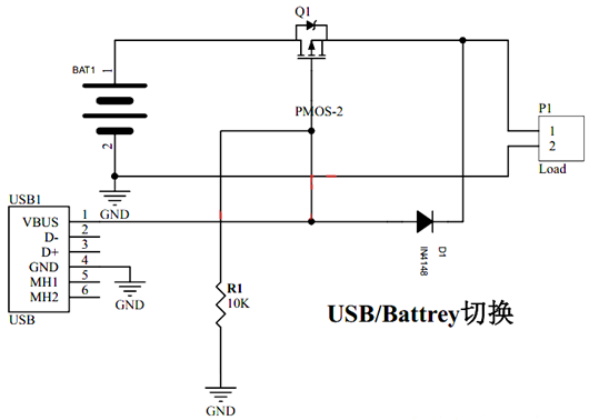 PMOS 電源開關