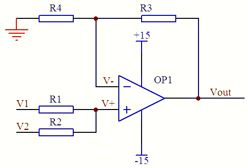 運放加法器電路