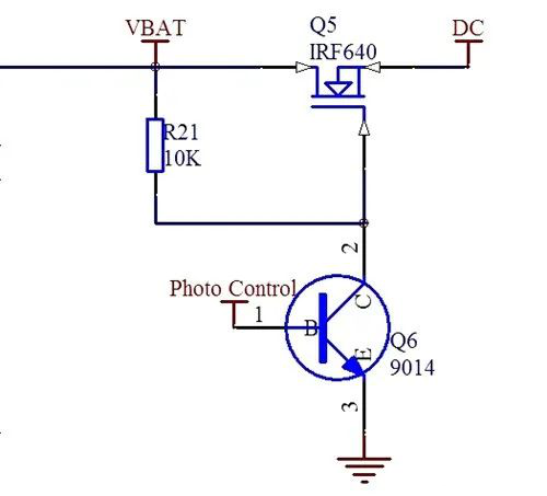 電源開關MOS管電路