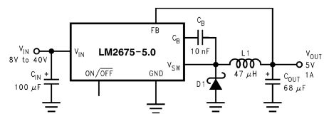 DC/DC電源芯片LM2675內部結構