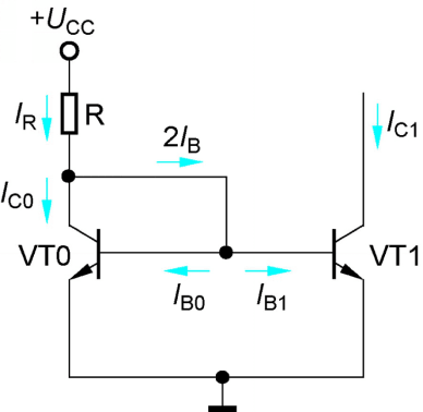 鏡像恒流源電路